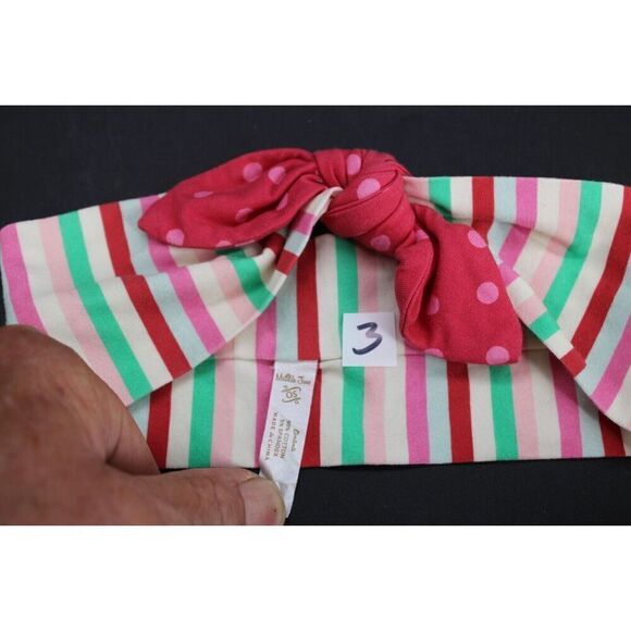 Matilda Jane Wonderment Berry Fun striped Headband OS One Size - Picture 7 of 7